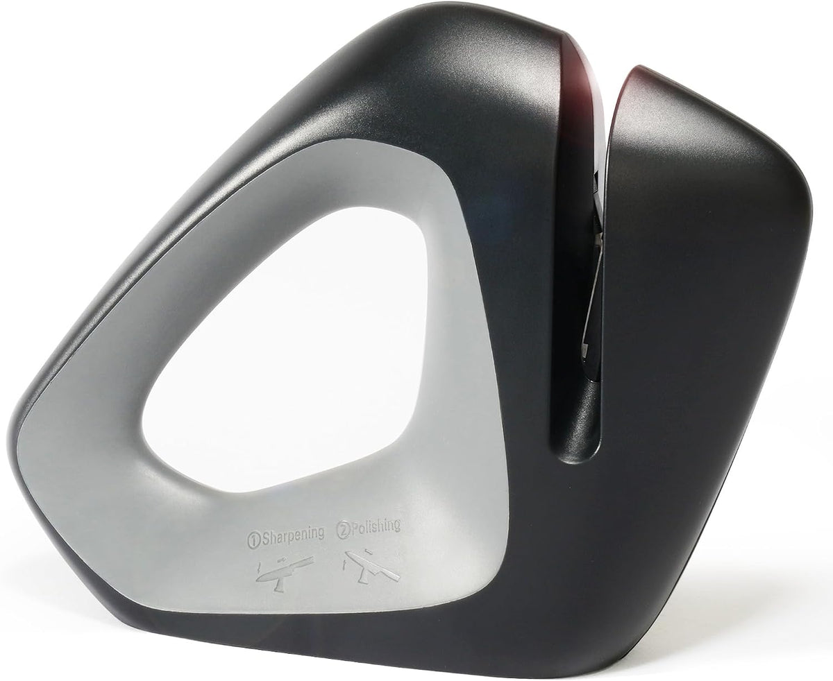 Cold-Grinding Knife Sharpener | Auto-Angle No-Assembly Tool for Home Kitchen