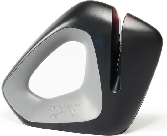 Cold-Grinding Knife Sharpener | Auto-Angle No-Assembly Tool for Home Kitchen
