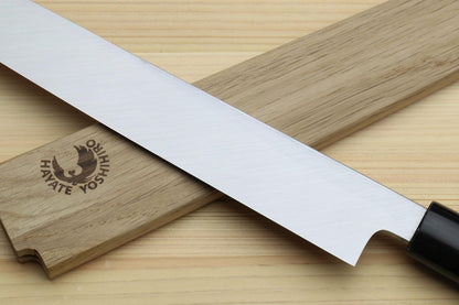 Yoshihiro Shiroko High Carbon Steel Kasumi Yanagi Magnolia Handle Sushi Sashimi Chef Knife (11.8" (300mm))