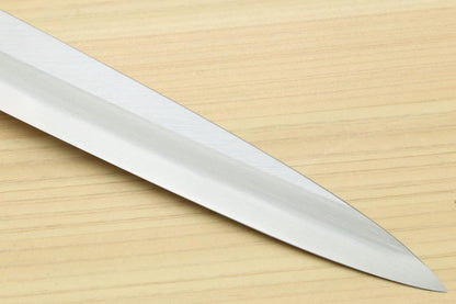 Yoshihiro Shiroko High Carbon Steel Kasumi Yanagi Magnolia Handle Sushi Sashimi Chef Knife (11.8" (300mm))