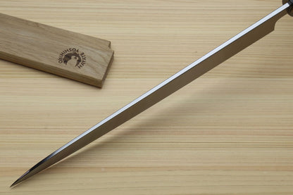 Yoshihiro Shiroko High Carbon Steel Kasumi Yanagi Magnolia Handle Sushi Sashimi Chef Knife (11.8" (300mm))