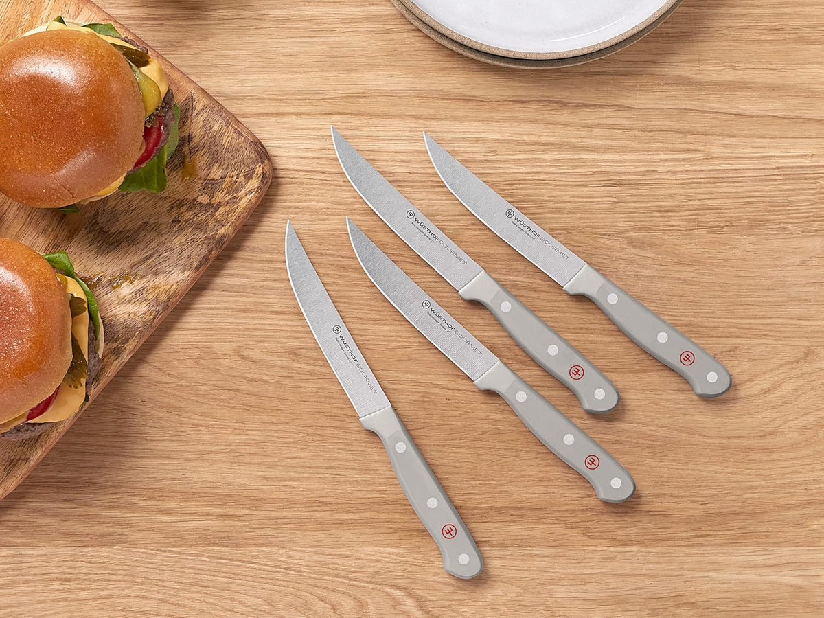 WÜSTHOF Gourmet Grey 4pc Steak Knife