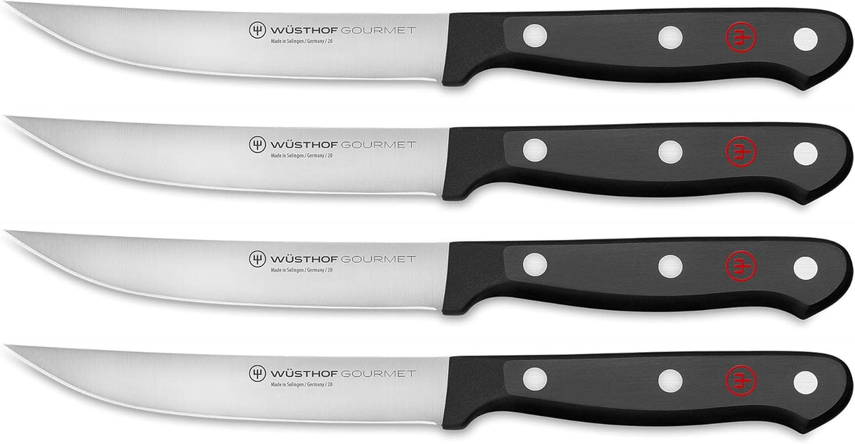 WÜSTHOF Gourmet Grey 4pc Steak Knife