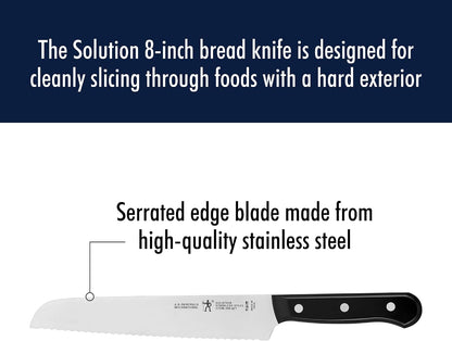 Solution 8-Inch Bread Knife Razor-Sharp, German Engineered