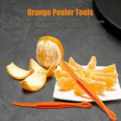 Orange Peeler Tools Stainless Steel Fruit Knife Serrated Edge Grapefruit Utensils Pomelo Citrus Peeling Tool for Lemon Kiwi Melon Kitchen Gadgets