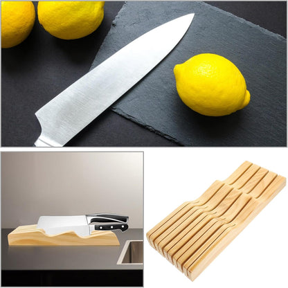 Drawer Style Knife Storage Rack Home Knives Block Organize Your Kitchen