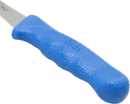6" Blue Plastic Boning Knife with Handle
