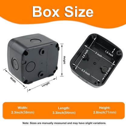 14.3 x 11.4 x 4.5 Inch Waterproof Hard Case with DIY Customizable Foam Insert Portable Protective Storage Case with Knife for Camera Drones Equipments Tools Test Instruments,Black
