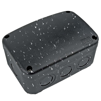 14.3 x 11.4 x 4.5 Inch Waterproof Hard Case with DIY Customizable Foam Insert Portable Protective Storage Case with Knife for Camera Drones Equipments Tools Test Instruments,Black