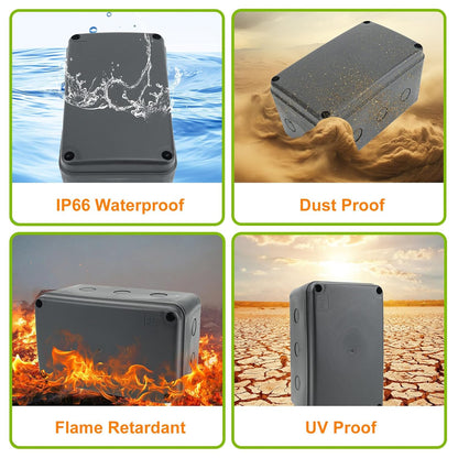 14.3 x 11.4 x 4.5 Inch Waterproof Hard Case with DIY Customizable Foam Insert Portable Protective Storage Case with Knife for Camera Drones Equipments Tools Test Instruments,Black