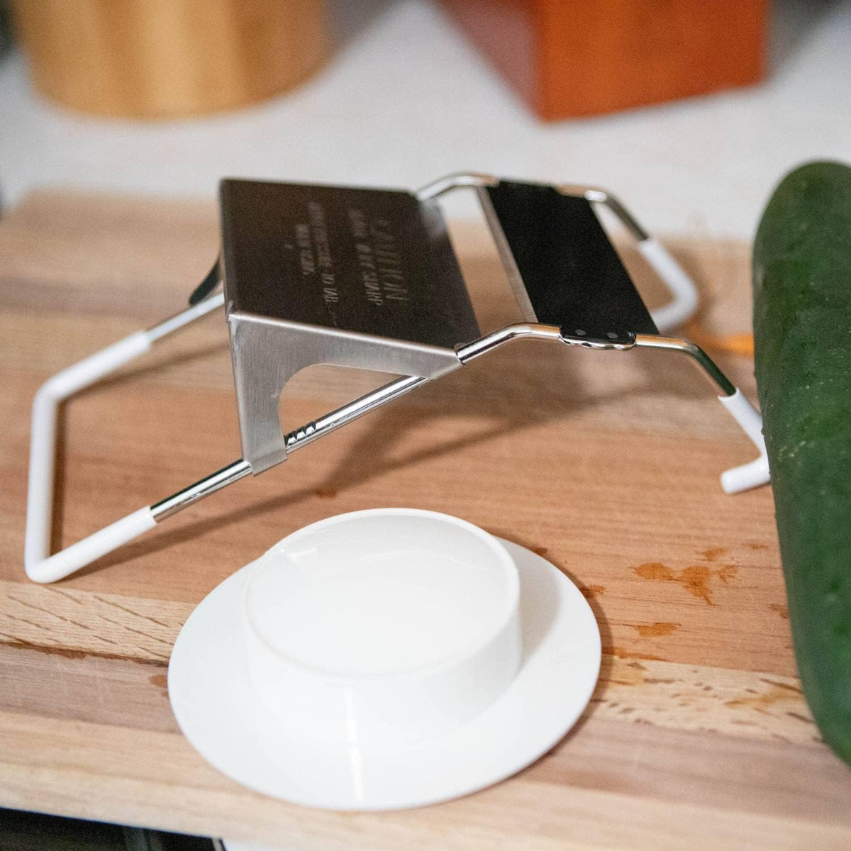 Feemster's Famous Vegetable Slicer, Heavy-Duty, Multi-Purpose Slicing Tool for Vegetables, Fruits and More, Easy to Use, Durable, and Efficient, Cuts 1/8" to 1/2"