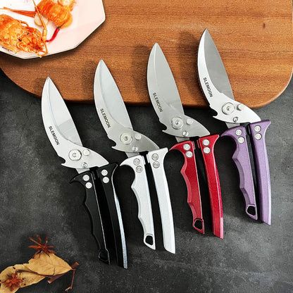 Heavy Duty Kitchen Shears for Food,Black Kitchen Scissors | Dishwasher Safe and Food Stainless Poultry Shears for Chicken Turkey Thanksgiving,Gift Box