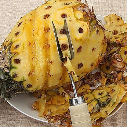 V Shape Pineapple Slicer Stainless Steel Pineapple Eye Peeler Pineapple Seed Remover Knife Fruit Tool