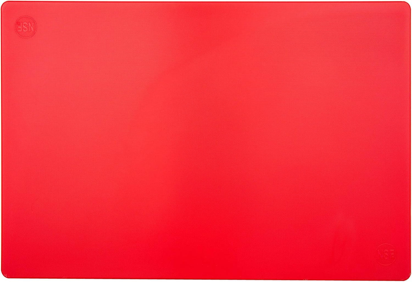Extra Large 24 x 18 Red Cutting Board - HDPE Plastic, 1/2" Thick Poly for Commercial Restaurant Kitchens, NSF Stamped