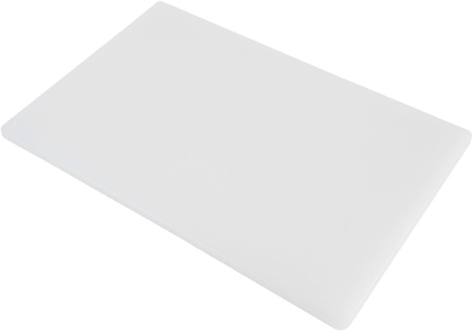 Extra Large 24 x 18 Red Cutting Board - HDPE Plastic, 1/2" Thick Poly for Commercial Restaurant Kitchens, NSF Stamped