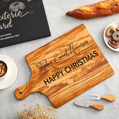 D20 Shaped Charcuterie Board Set Cutting and Cheese Board Wooden Platter with Knives and Forks Serving Trays Gift for Christmas Kitchen Food Fruit(Acacia)