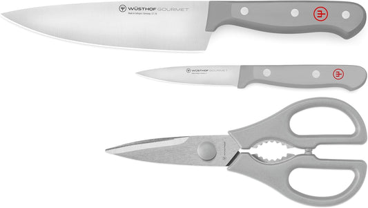 WÜSTHOF Gourmet Grey 3-Pc Kitchen Essentials Set