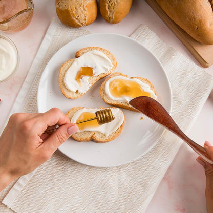 6Pcs Wooden Butter Knife, 5.9 Inch Jelly Cheese Spreaders Jam Sandwich Spreaders Cream Spreader Mini Wooden Spatulas Condiment Knives for Kitchen Restaurant(6Pcs)