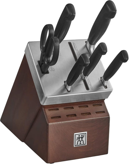 J.A. Henckels Four Star 7-pc Self-Sharpening Block Set