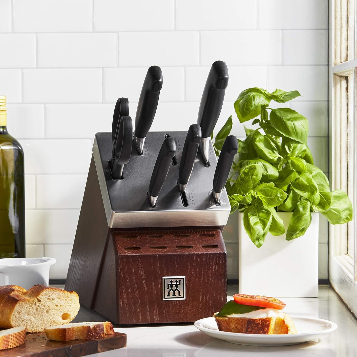 J.A. Henckels Four Star 7-pc Self-Sharpening Block Set