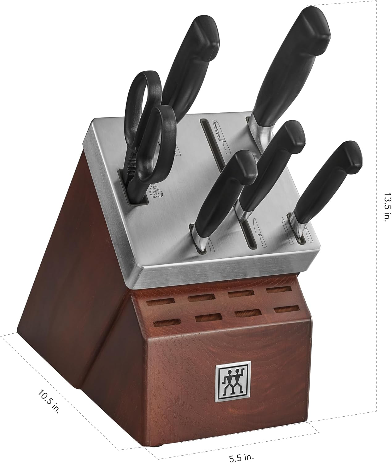 J.A. Henckels Four Star 7-pc Self-Sharpening Block Set
