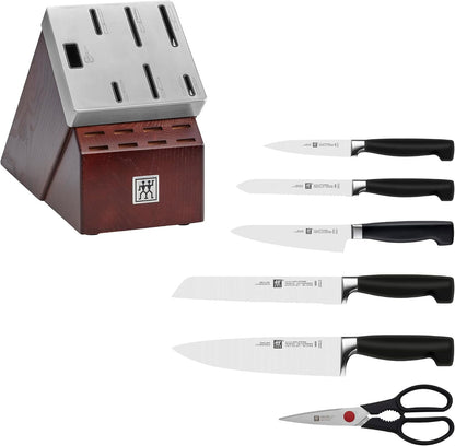 J.A. Henckels Four Star 7-pc Self-Sharpening Block Set