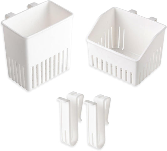 3 Pack Silverware Drying Basket, Silverware Drainer, Utensil Drainer, Escurridor De Cubiertos Plastico, Knife and Fork Storage Rack, Cup Rack Drying, Cup Rack for Drying in Kitchen