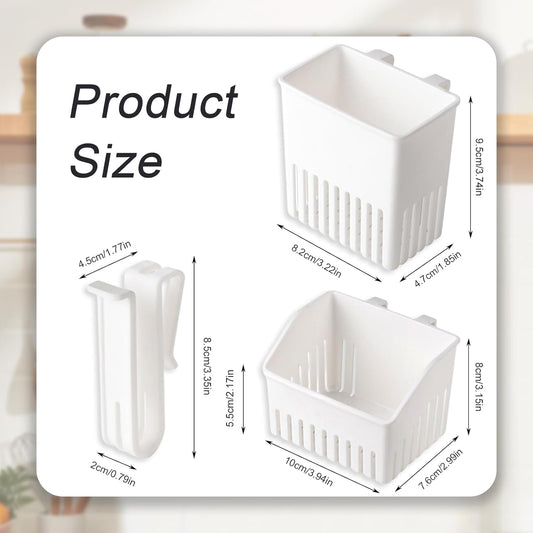 3 Pack Silverware Drying Basket, Silverware Drainer, Utensil Drainer, Escurridor De Cubiertos Plastico, Knife and Fork Storage Rack, Cup Rack Drying, Cup Rack for Drying in Kitchen