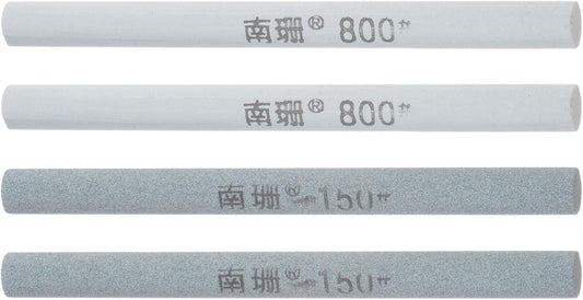 4pcs Knife Sharpening Stone Set 150/800 Grit Cylinder Knife Sharpening Stone Sharpener Whetstone for Knives Scissors Kitchen Sharpen Tools