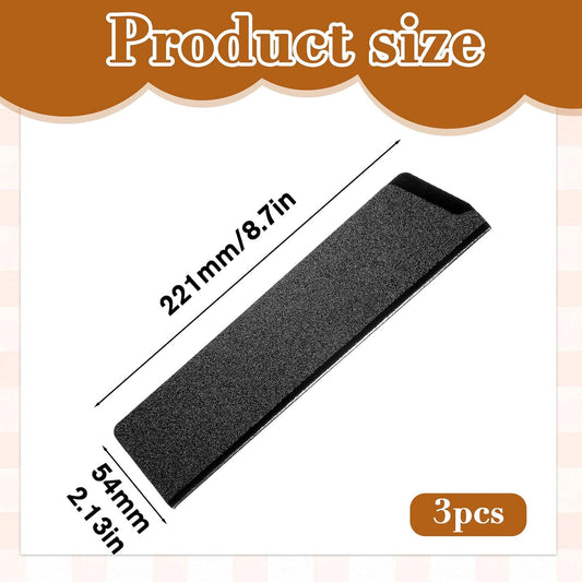 3 PCS Universal Knife Covers or Sleeves, 8.6" X 2.2" Knife Guard Waterproof Abrasion Knifes Sheaths for Kitchen Knives, 8 Inch Chef Knifes Sheath Chefknife Sheath, Plastic&felt (Knives Not Included)