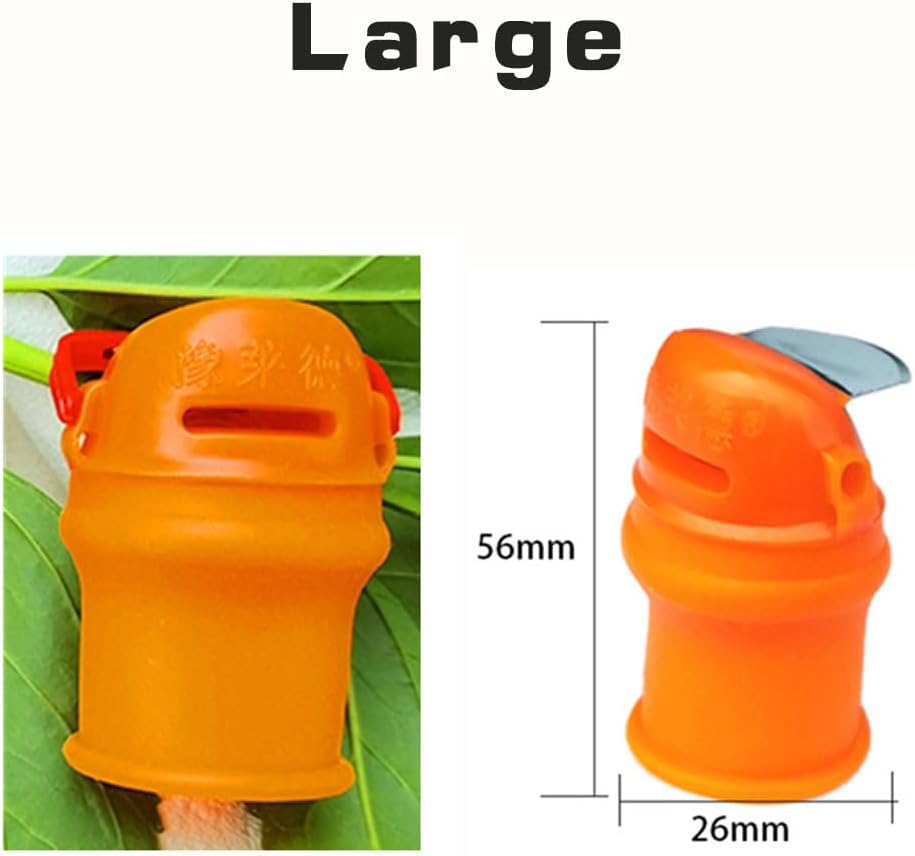 12pcs Silicone Thumb Knife Gardening Tool Set for Harvesting, Plant Fruit Picking, Trimming, Thumb Cutter for Finger Protection（Flat & Tilt B