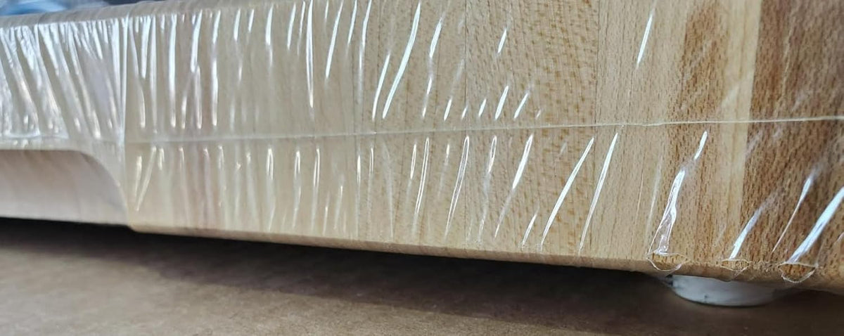 Richelieu Extra Large 19 5/8" x 15 3/4" Canadian Maple Round End Grain Chopping Butcher Block, Ideal for cutting Uncooked meat