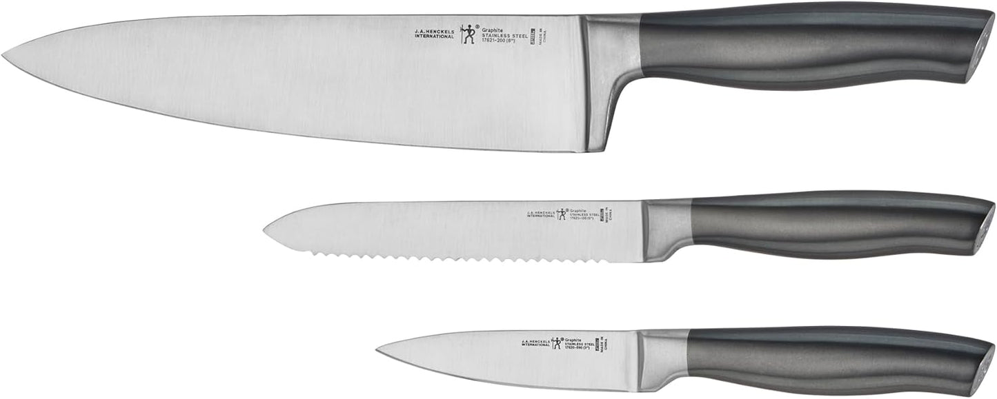 Modernist Razor-Sharp 8-inch Chef Knife, German Engineered Informed by 100+ Years of Mastery, Gray