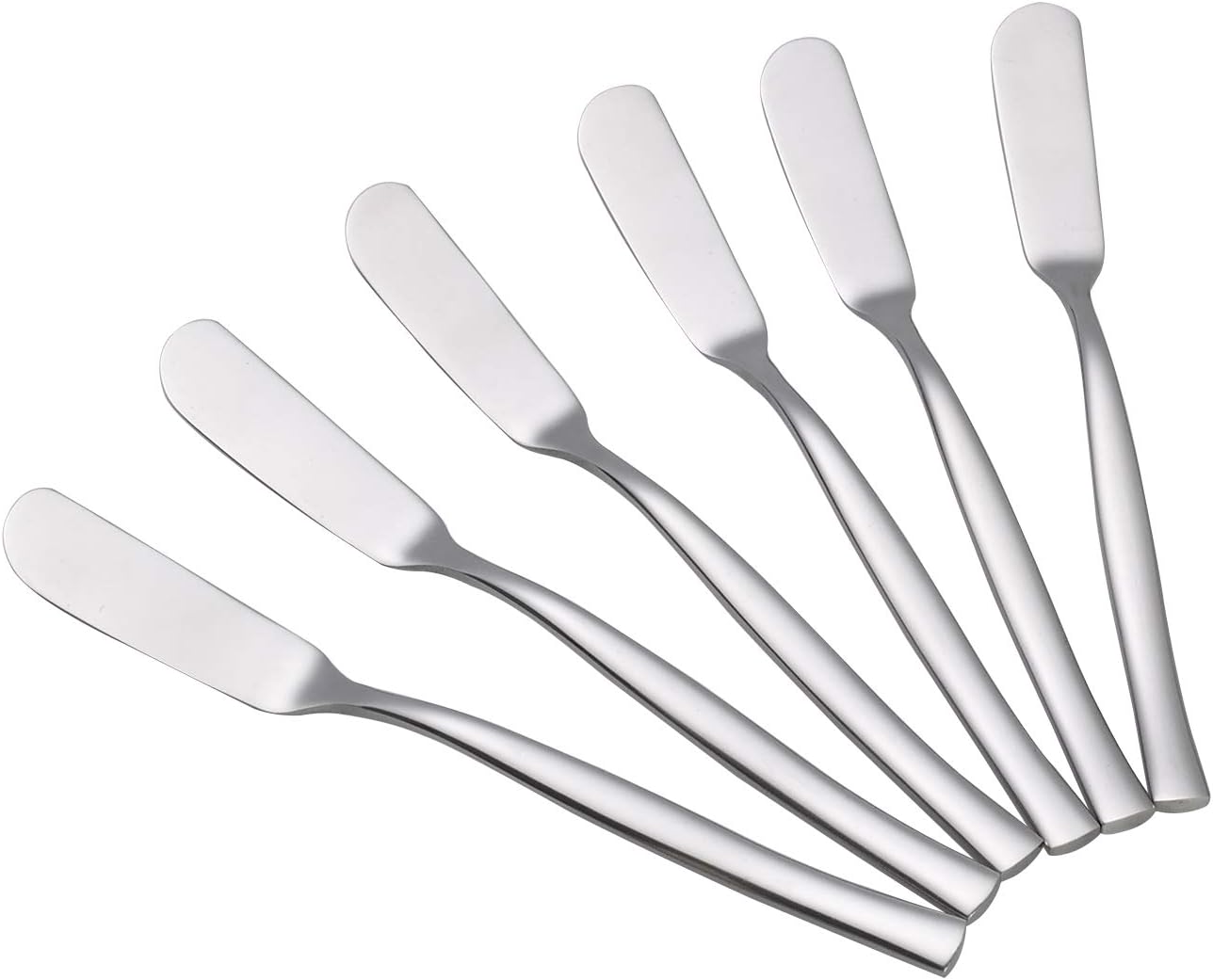 Stainless Steel Butter Knife Set of 12, Spreader Knives