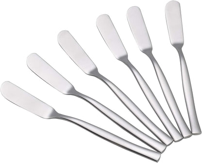 Stainless Steel Butter Knife Set of 12, Spreader Knives