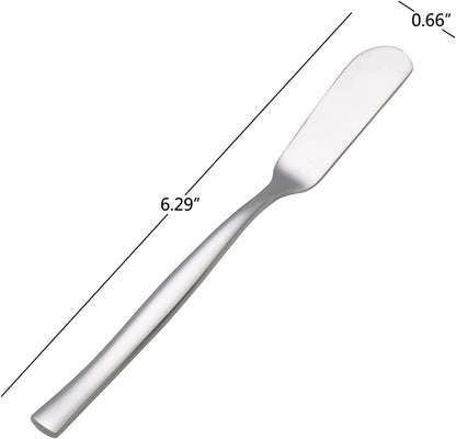 Stainless Steel Butter Knife Set of 12, Spreader Knives