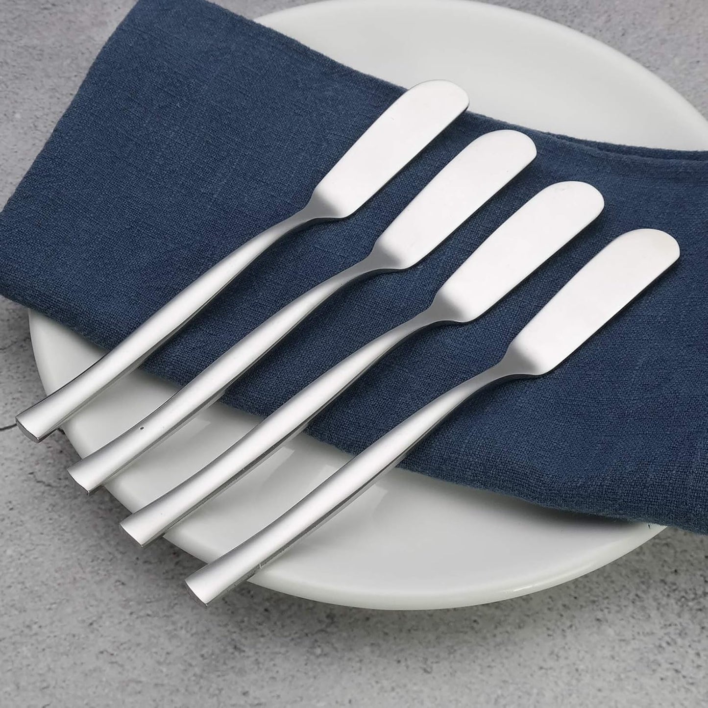 Stainless Steel Butter Knife Set of 12, Spreader Knives