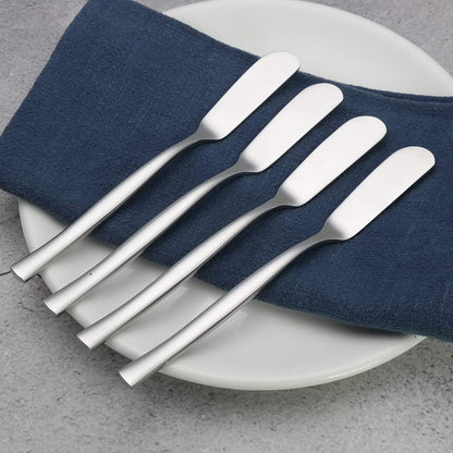 Stainless Steel Butter Knife Set of 12, Spreader Knives