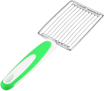 Luncheon Meat Cutter, Stainless Steel Slicer with Handle, Cheese Egg Ham Serrated Knife