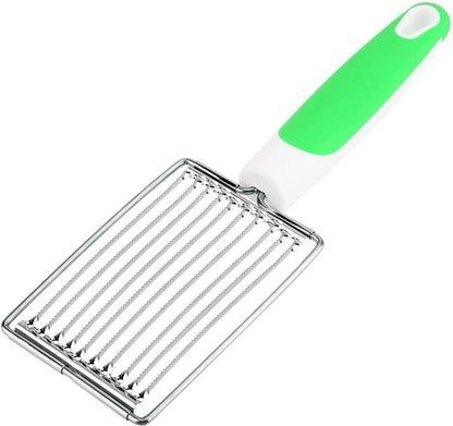Luncheon Meat Cutter, Stainless Steel Slicer with Handle, Cheese Egg Ham Serrated Knife