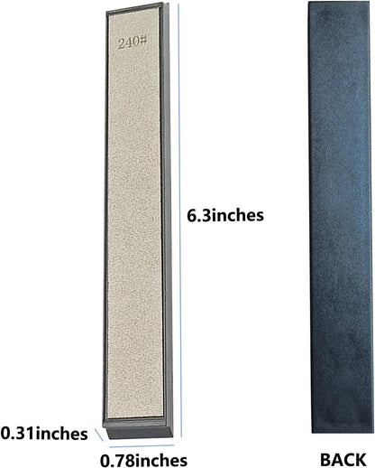 8 Pcs Diamond Sharpening Stones Set, diamond knife sharpening stone with a Non-Slip Base for Ruixin Sharpener