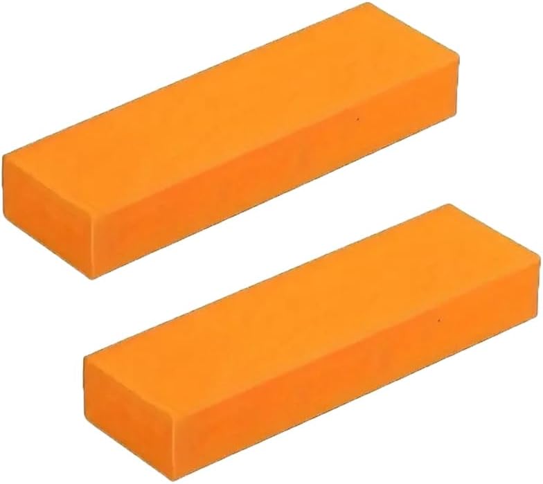 Stainless Steel Stain Remover Eraser Kitchen Descaling Water Rust Removing Stain Cleaning Eraser Multi-Purpose Leather Eraser, Ergonomic Hand Feeling, Measures [3.3 * 2.5 * 0.78] inches, 2pcs.