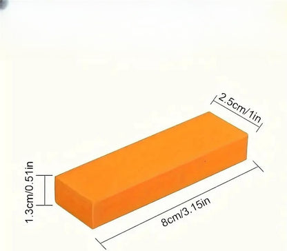 Stainless Steel Stain Remover Eraser Kitchen Descaling Water Rust Removing Stain Cleaning Eraser Multi-Purpose Leather Eraser, Ergonomic Hand Feeling, Measures [3.3 * 2.5 * 0.78] inches, 2pcs.