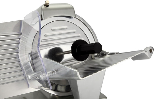 10" Electric Deli Meat Slicer, Cheese Food Slicer with Premium Chromium-plated Steel Blade, for Commercial and for Home Use 240W, BESWOOD250