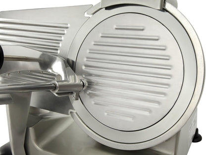 10" Electric Deli Meat Slicer, Cheese Food Slicer with Premium Chromium-plated Steel Blade, for Commercial and for Home Use 240W, BESWOOD250