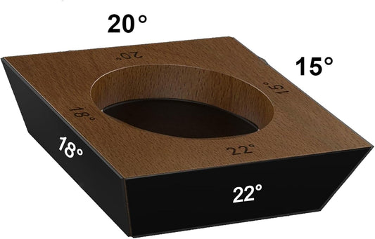 Rolling Knife Sharpener made easy with 2 Diamond Discs & 4 Magnetic Angles 15°/18°/20°/22° for All Kitchen Knife Set, Birthday Gifts for Men & Women