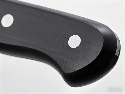 Santoku Knife 5 Inch, Ultra Sharp Chef Knife with High Carbon Stainless Steel - Ergonomic Handle Kitchen Knife for Meat, Vegetables & Fruit, Professional Gourmet Chopping Knife (Black)