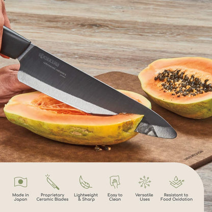 Revolution 6” Ceramic Santoku Knife – Popular All-Purpose Blade