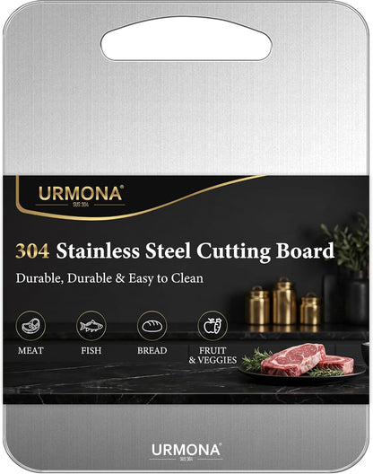 3 PCS 304 Stainless Steel Cutting Board Set for Kitchen