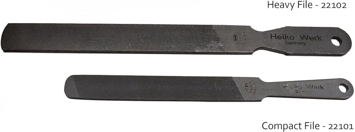 Dual Sided 9 Inch Axe Sharpener Compact File 22101 | Made in Germany C125W2 High Carbon Steel Top Side Single-Cut Bottom Side Double-Cut Blade Sharpening File